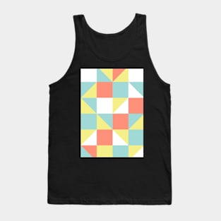 Colorful Abstract Geometric Pattern Tank Top